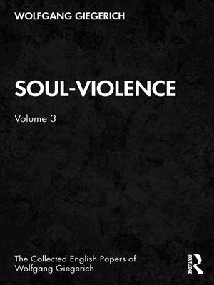 cover image of Soul-Violence